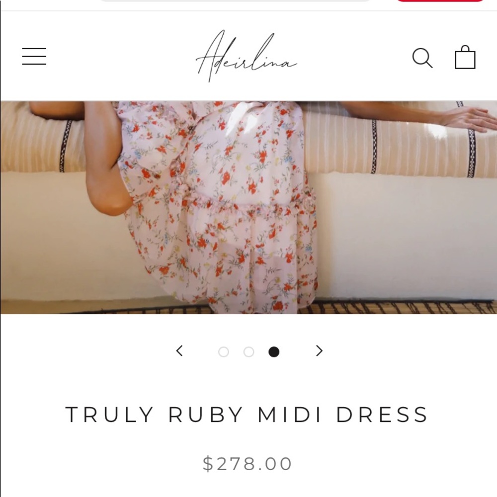 Adeirlina yours truly midi dress - Picture 4 of 8
